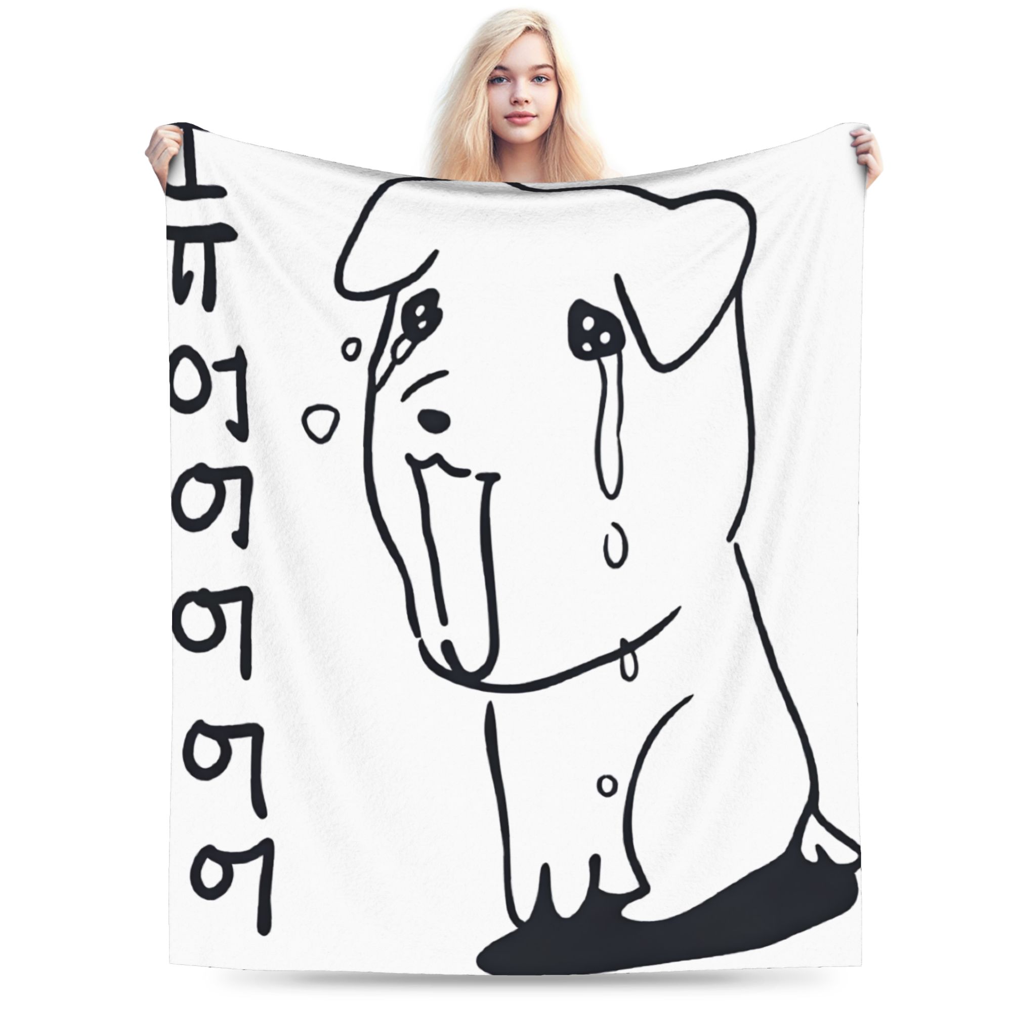 Cashmere Throw Blanket - Cute GANADI Warm Blankets Novelty Plane