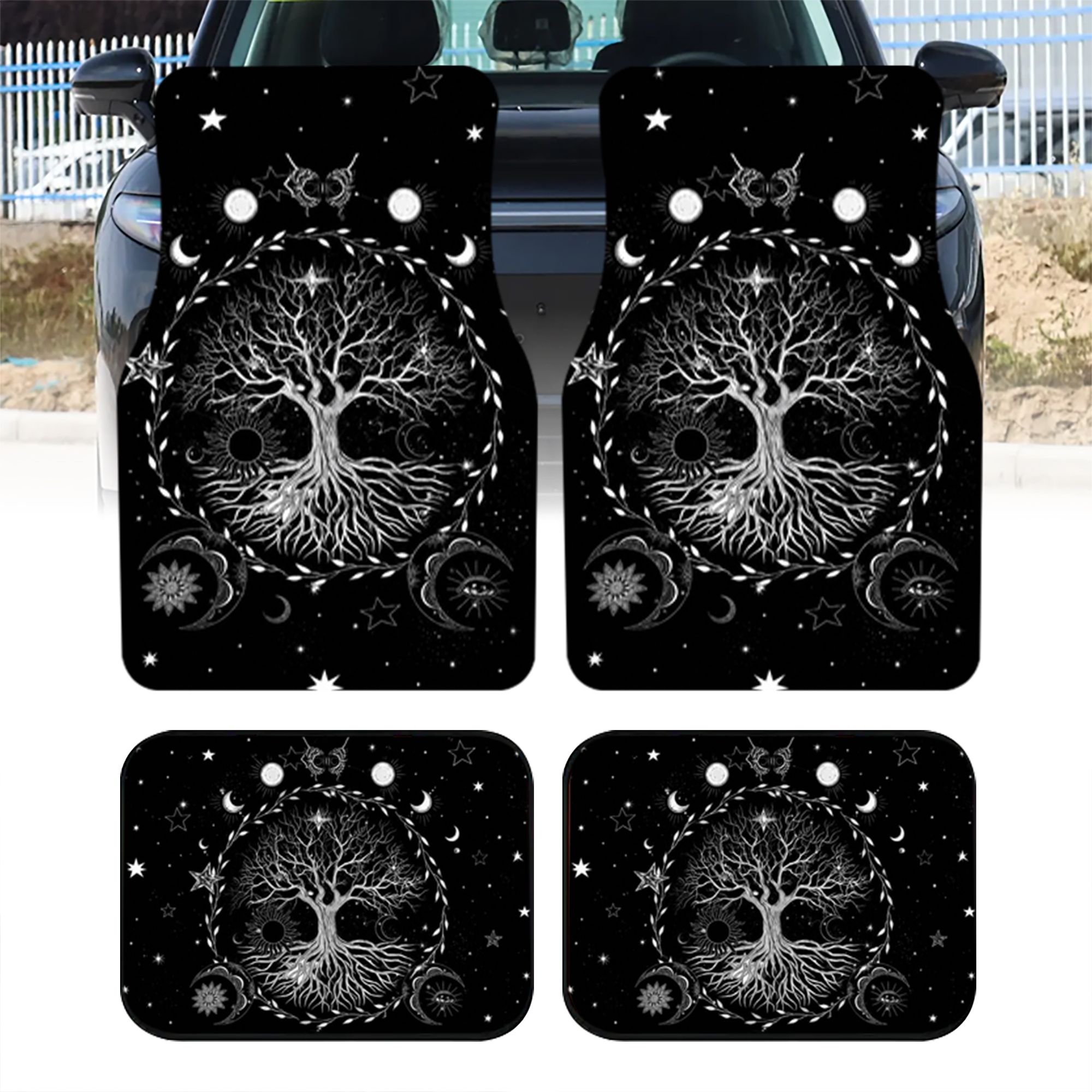 Luxury Lifestyle Cars - 2pcs 4pcs Universal Car Floor Mats,