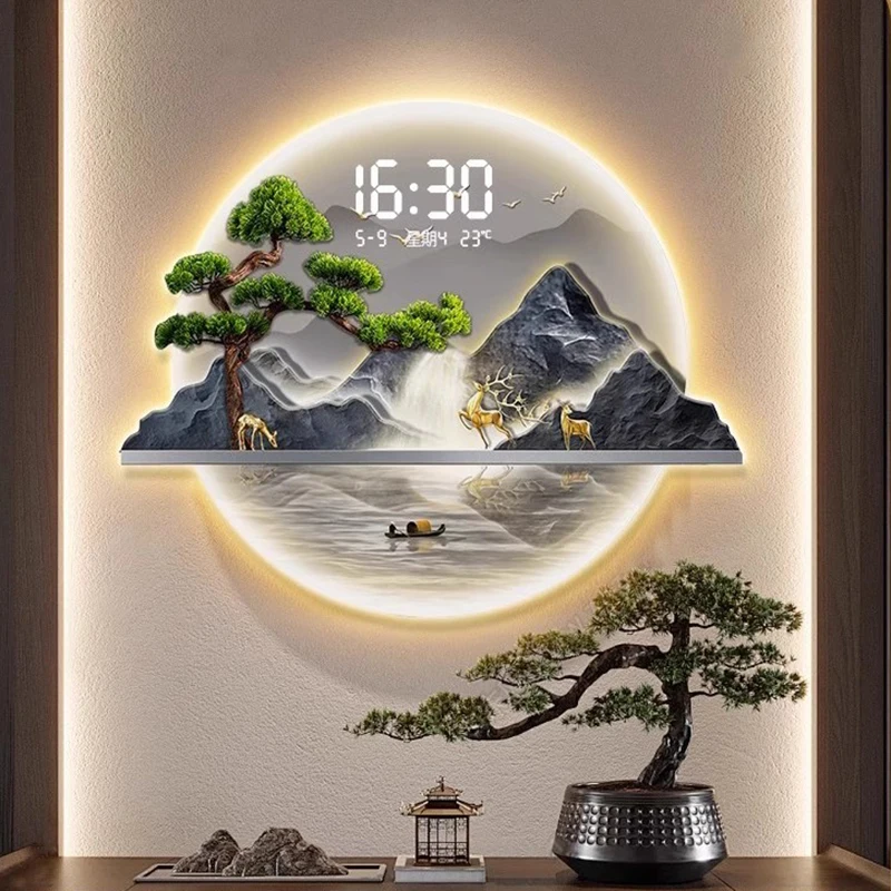 Luxury Lifestyle Homes - Chinese Style Design Wall Clocks Modern