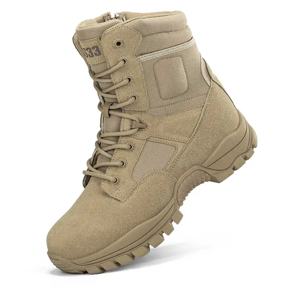 Luxury Lifestyle Shows - Nonslip Genuine Leather Hiking Boots Designer