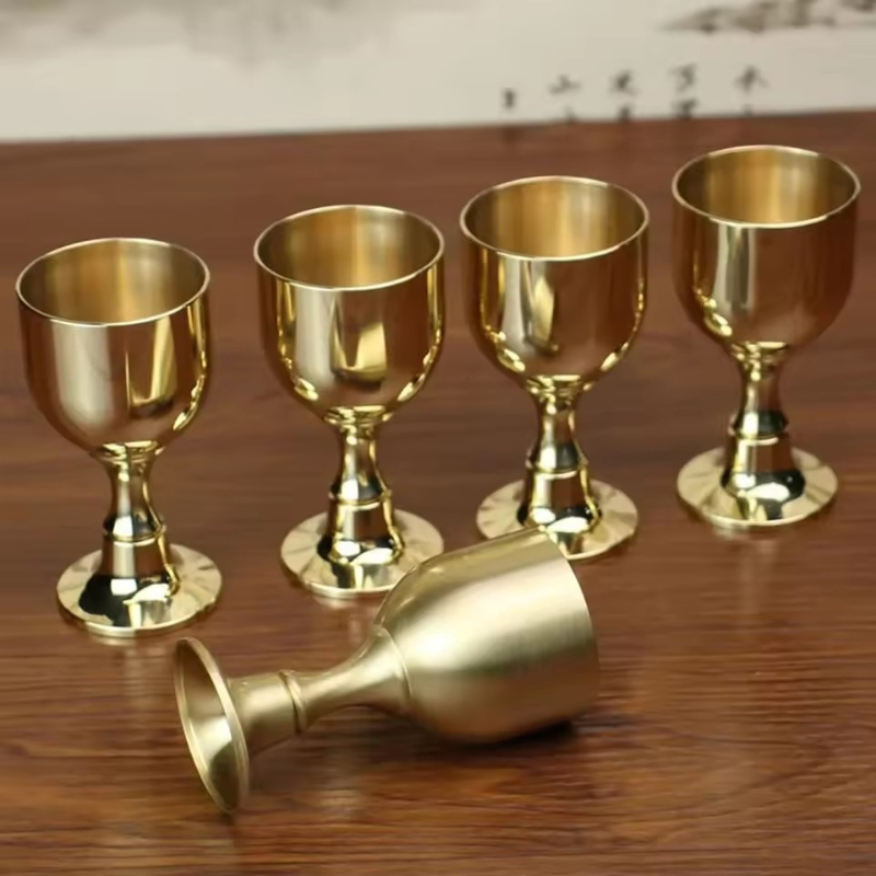 Copper Cocktail Mug - Pure Copper Chalice Cup Cocktail Glass