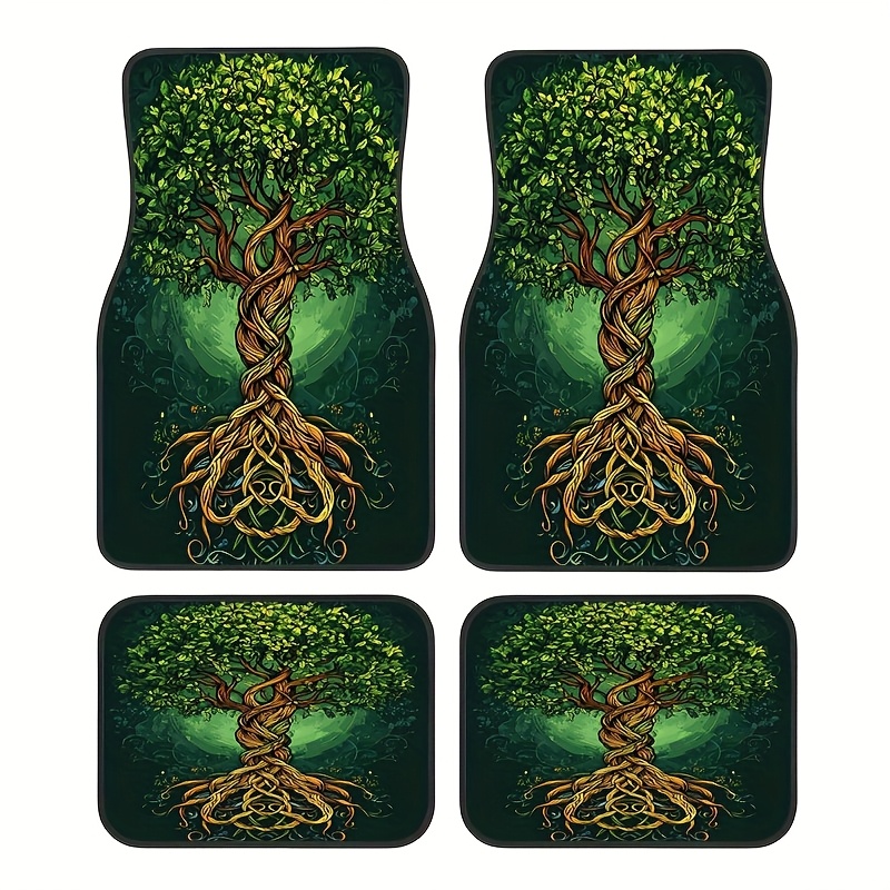 Luxury Lifestyle Cars - 4pcs, Green Tree Of Life Style
