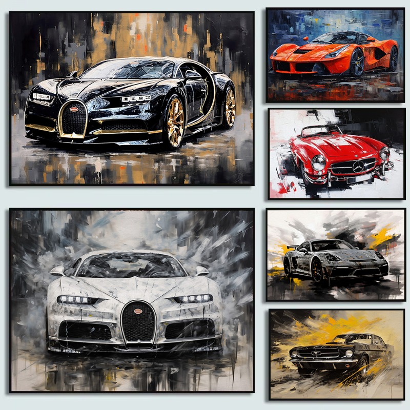 Vintage Oil Painting Style Car - огляд і ціна Luxury Lifestyle Cars