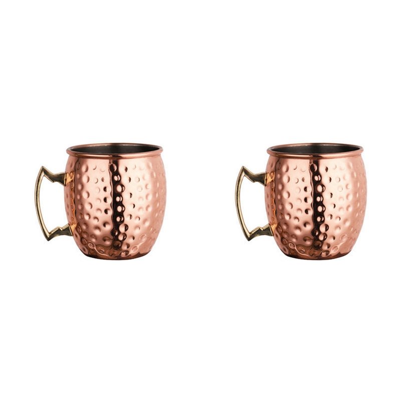 JHD 2X Moscow Mule Cup Stainle - огляд і ціна Copper Cocktail Mug