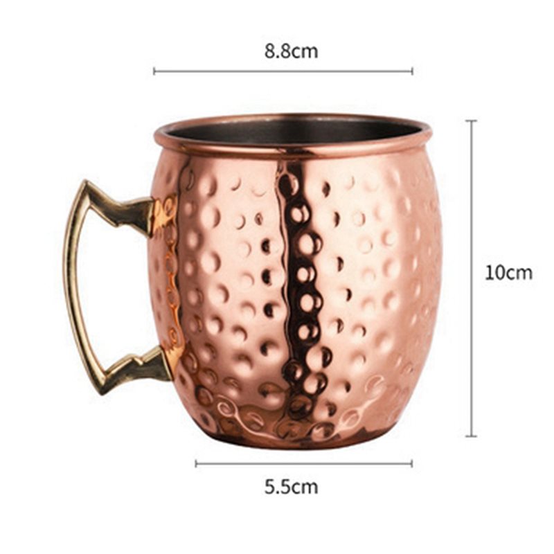 JHD 2X Moscow Mule Cup Stainle - огляд і ціна Copper Cocktail Mug