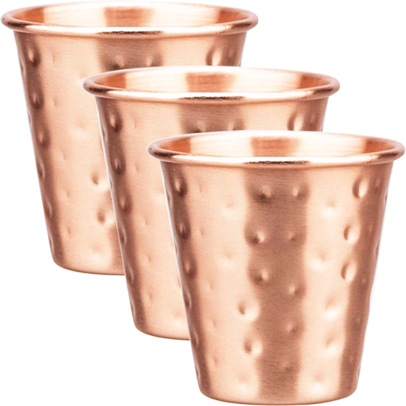 3Pcs New 60ml 100% Copper Cups - огляд і ціна Copper Cocktail Mug