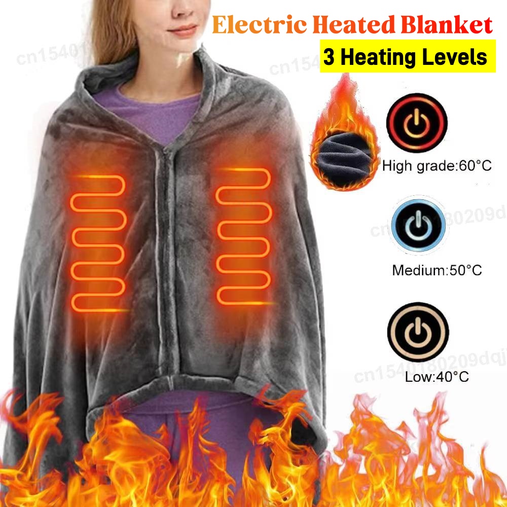 Office Wearable USB Electric H - огляд і ціна Cashmere Throw Blanket