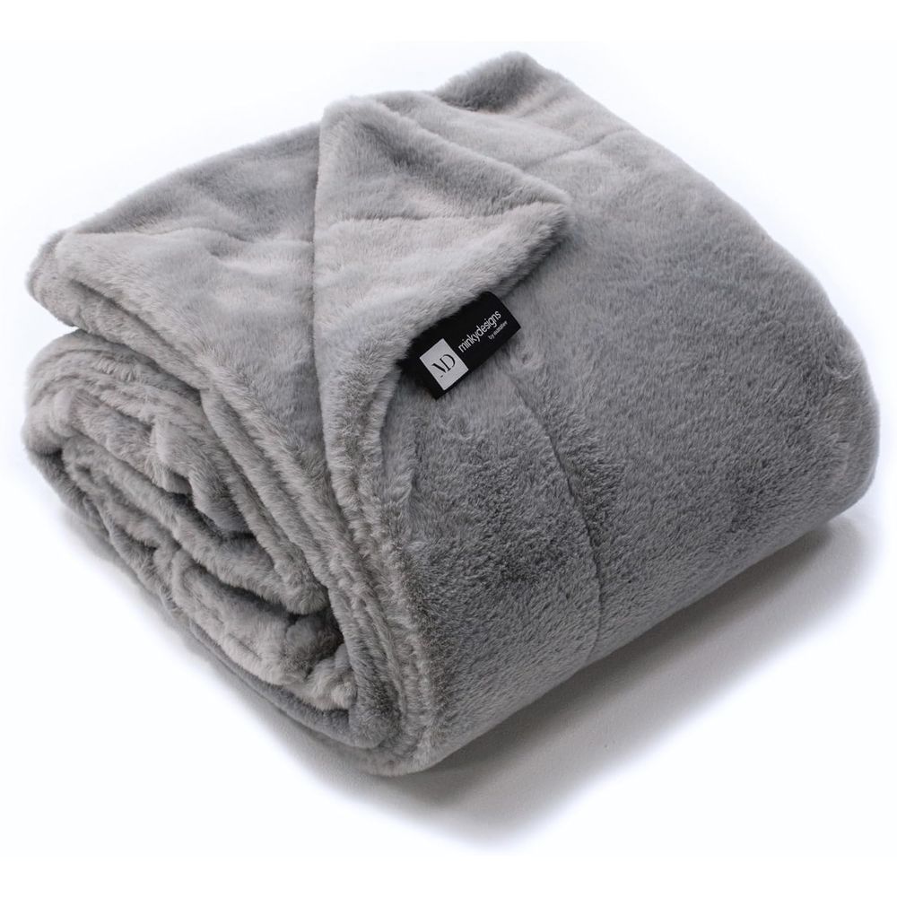 Minky Designs Ash Gray Minky B - огляд і ціна Cashmere Throw Blanket