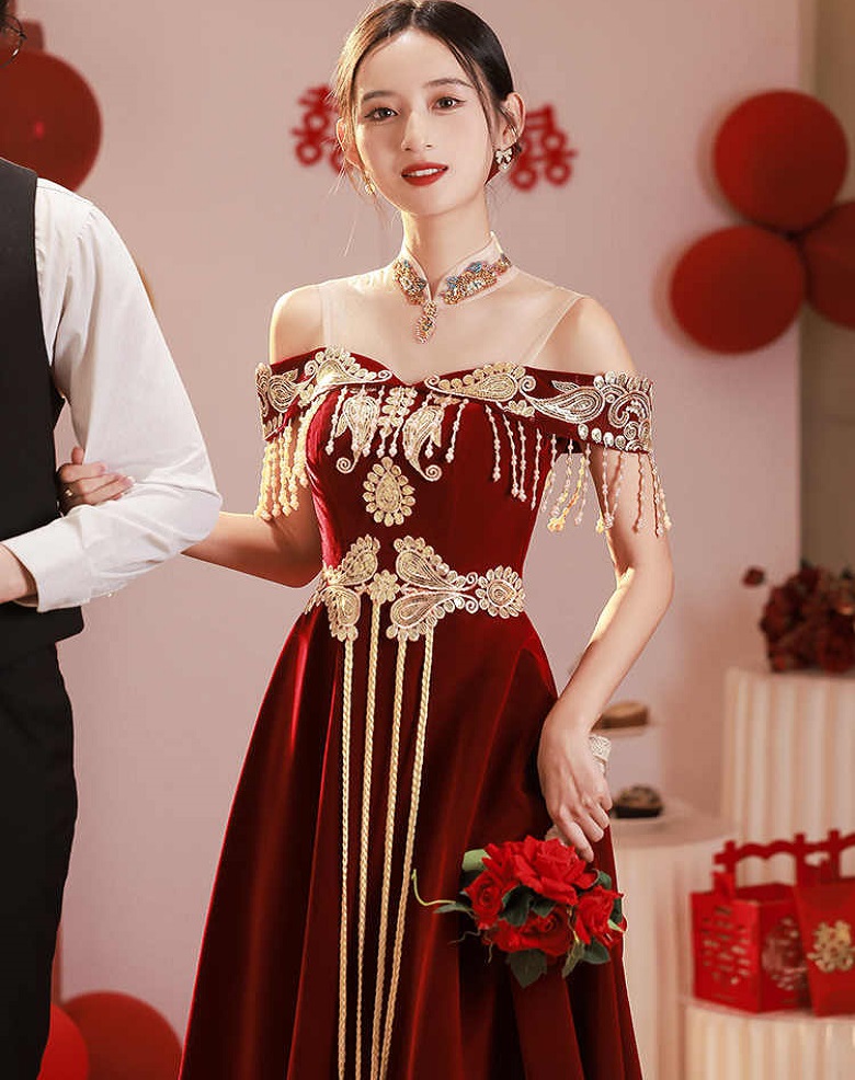 Chinese Style Toast Dress Brid - огляд і ціна Luxury Lifestyle Girl