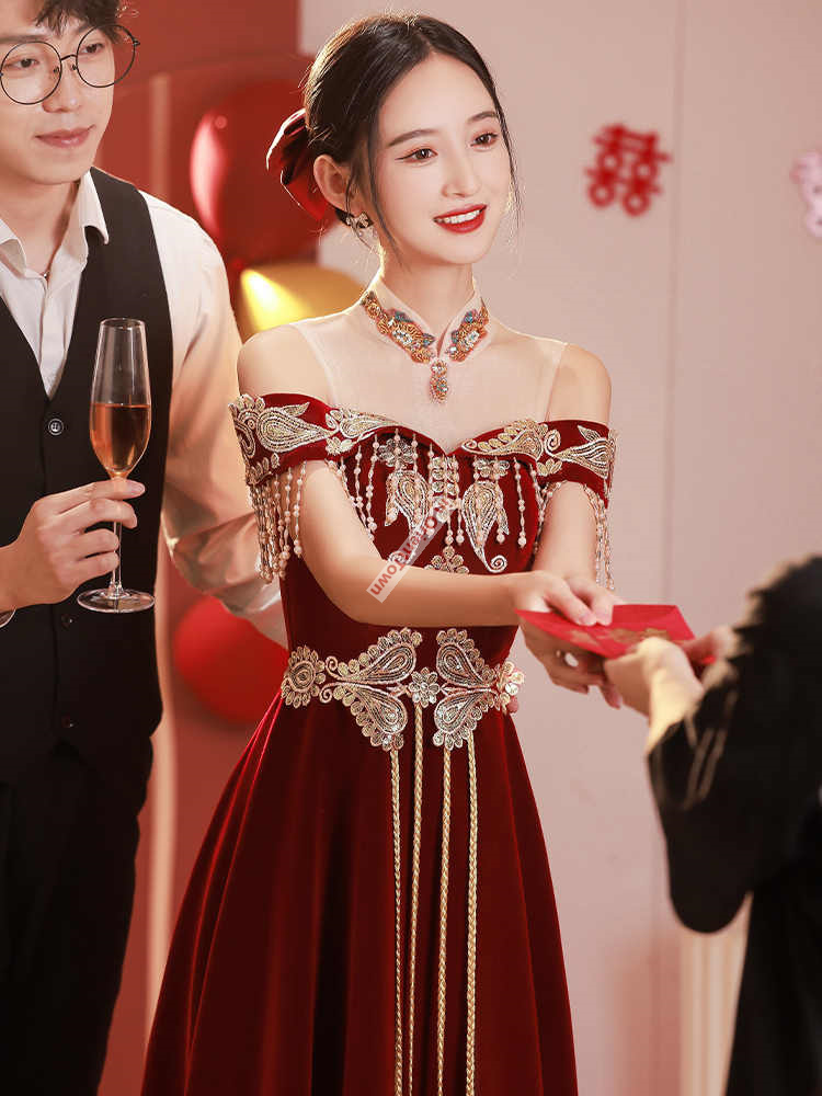 Chinese Style Toast Dress Brid - огляд і ціна Luxury Lifestyle Girl