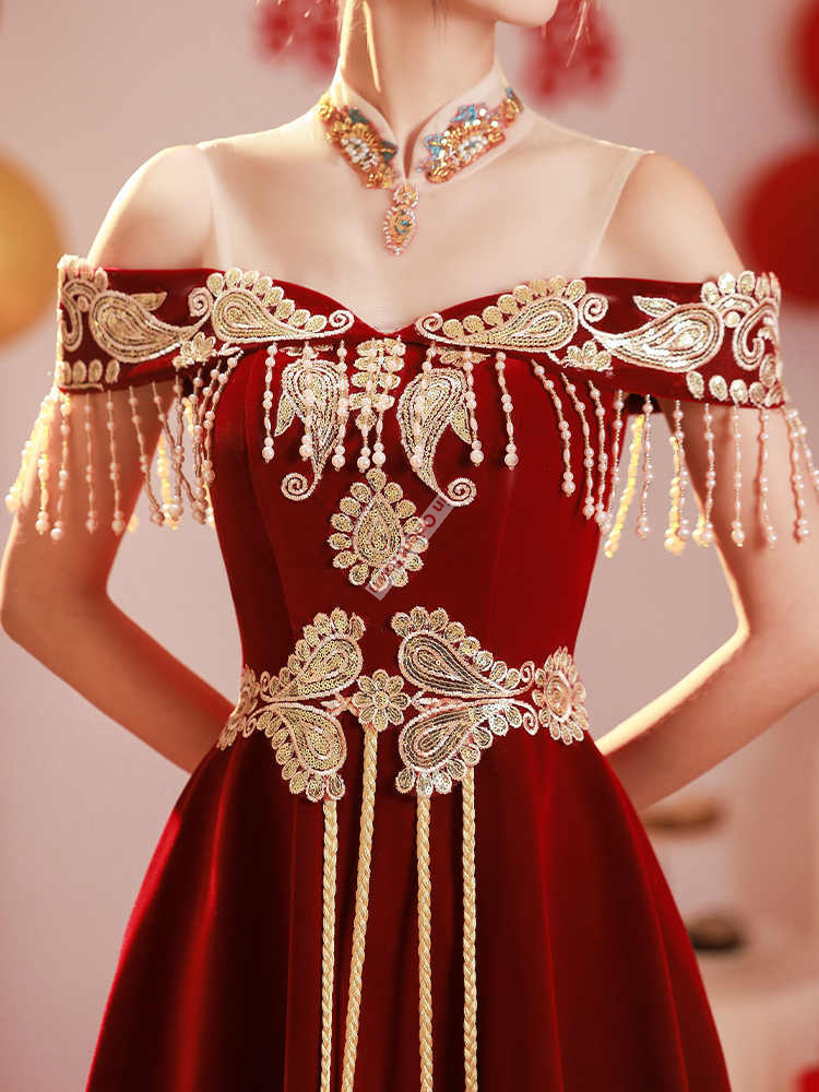 Chinese Style Toast Dress Brid - огляд і ціна Luxury Lifestyle Girl