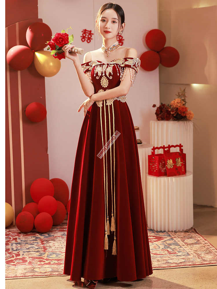 Chinese Style Toast Dress Brid - огляд і ціна Luxury Lifestyle Girl