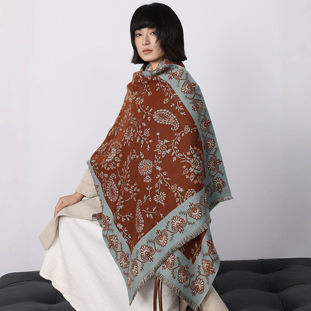 Luxury Winter Imitation Cashme - огляд і ціна Cashmere Throw Blanket