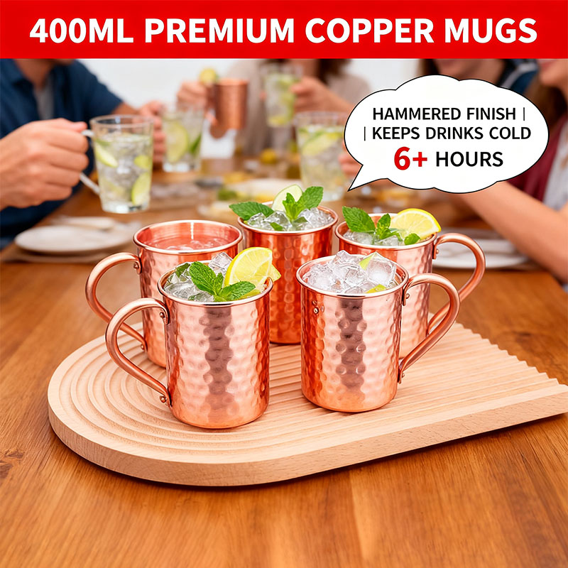 New 100% Copper Cups Pure Soli - огляд і ціна Copper Cocktail Mug