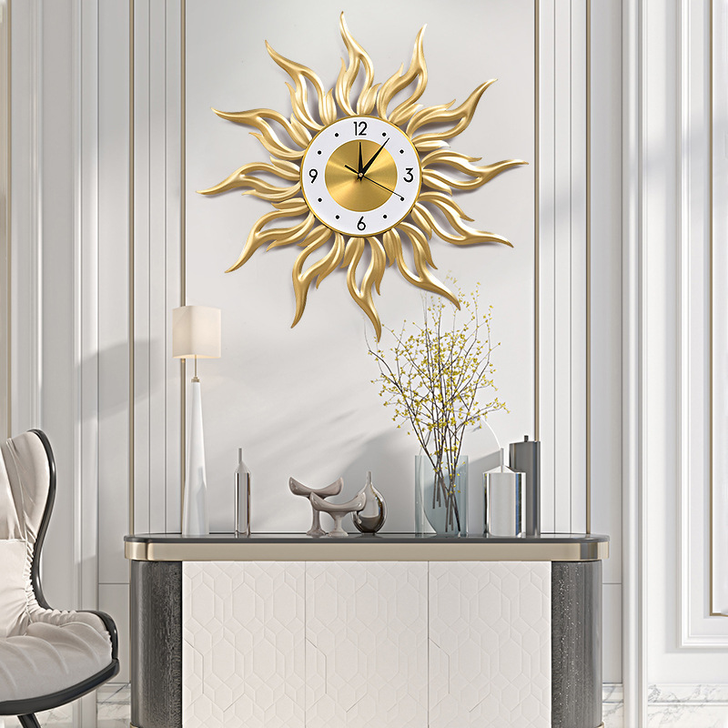 Nordic Gold Wall Clock Living  - огляд і ціна Luxury Lifestyle Homes
