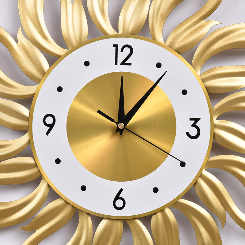 Nordic Gold Wall Clock Living  - огляд і ціна Luxury Lifestyle Homes