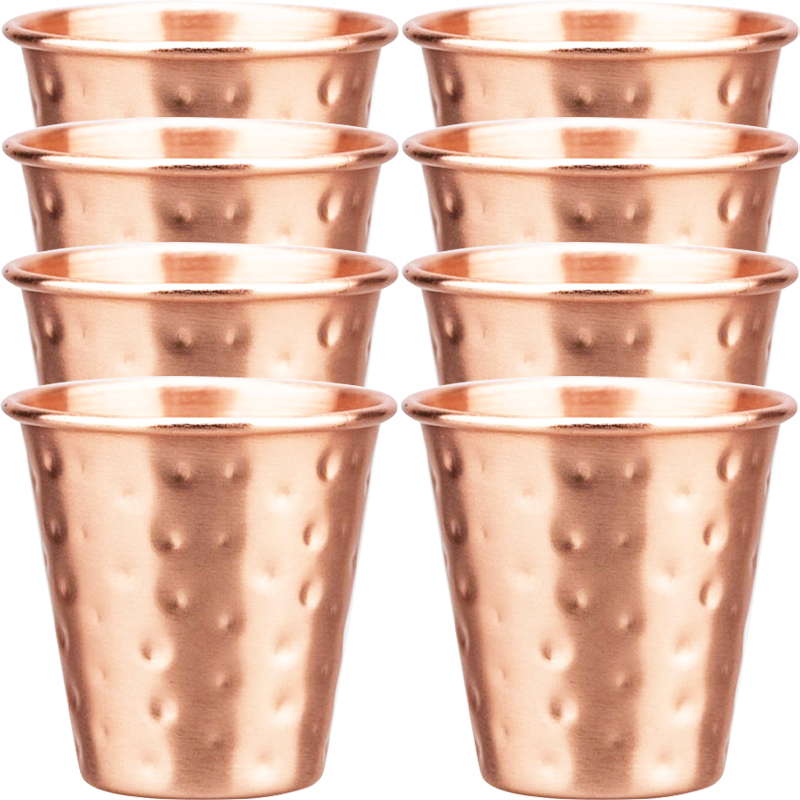 6cs 8Pcs New 100% Copper Cups  - огляд і ціна Copper Cocktail Mug