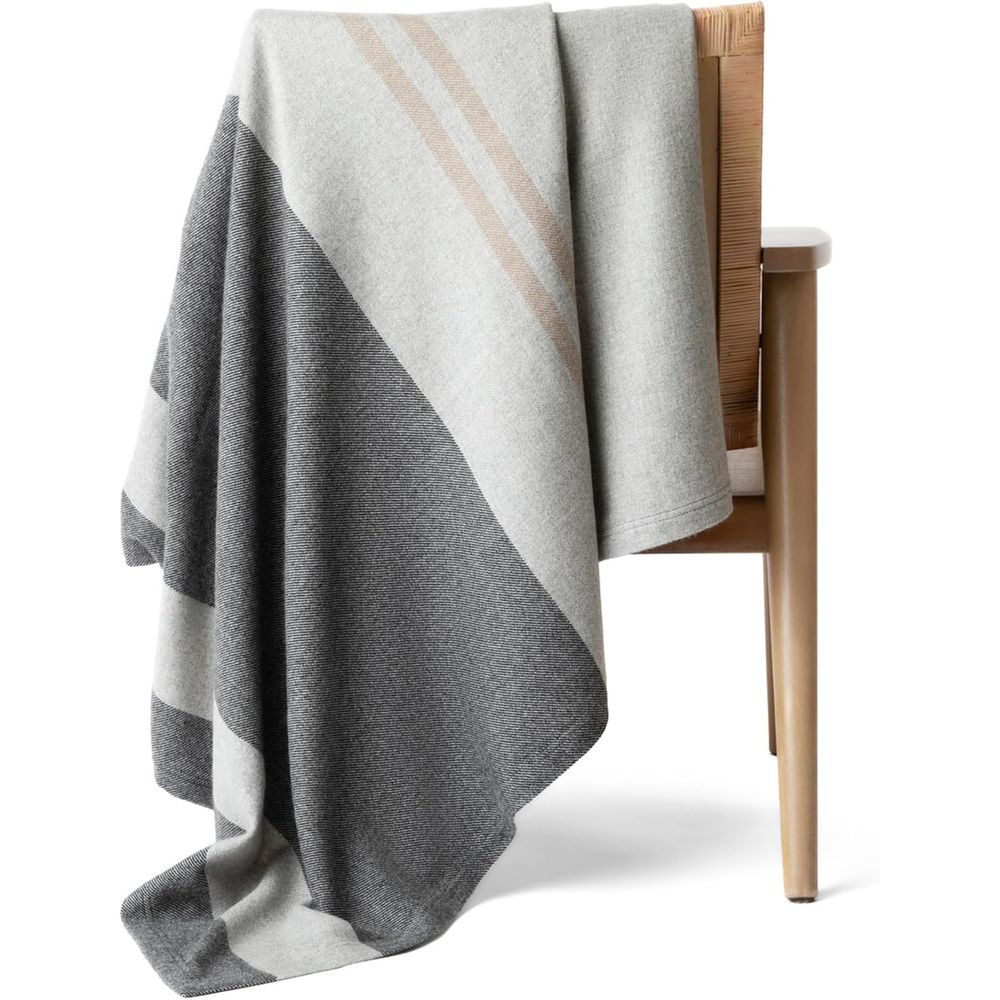 100% Pure Cashmere Throw Blank - огляд і ціна Cashmere Throw Blanket