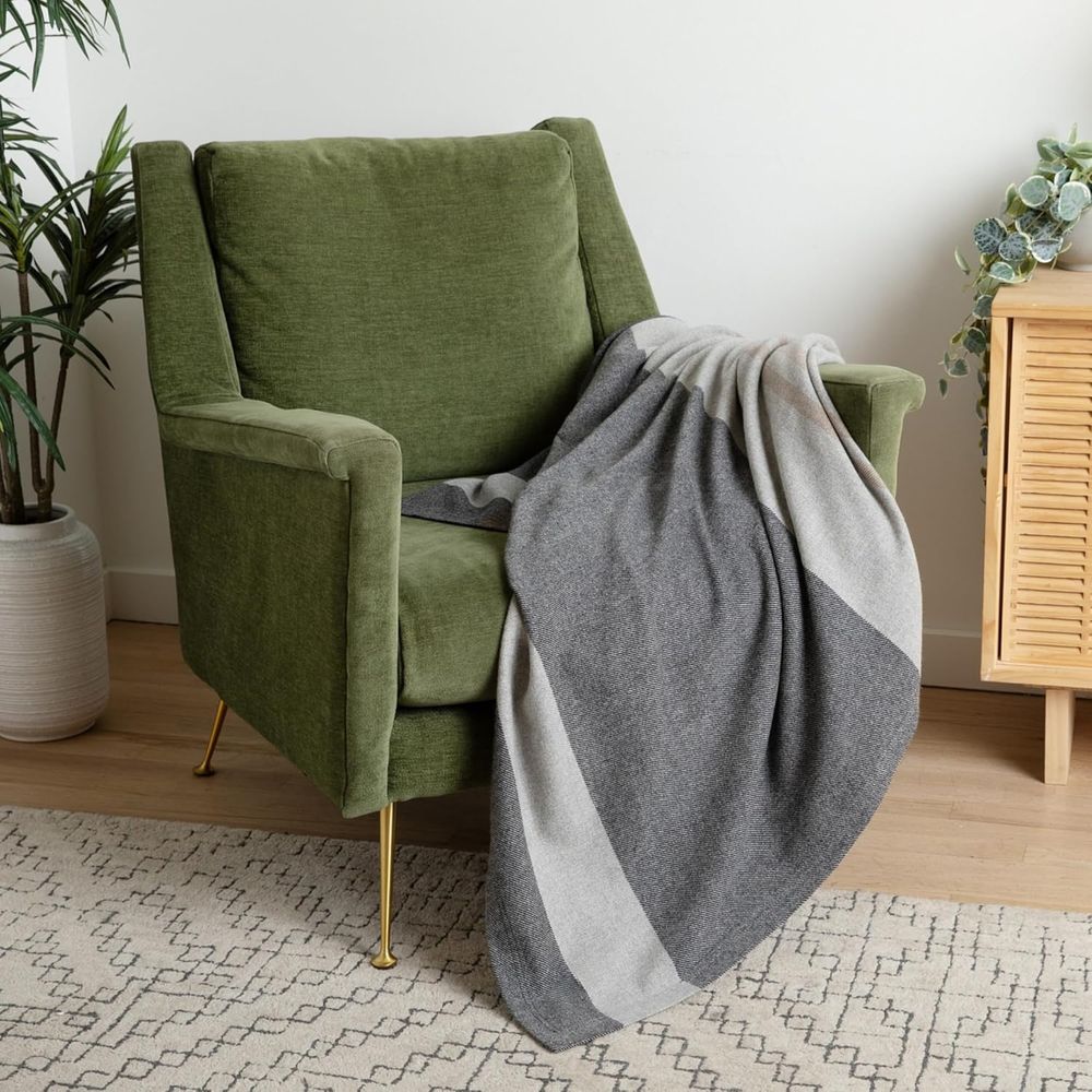 100% Pure Cashmere Throw Blank - огляд і ціна Cashmere Throw Blanket